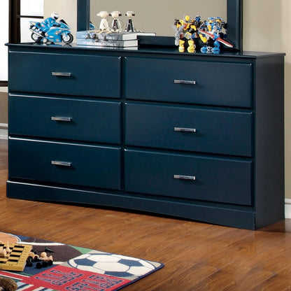  Furniture of America Prismo 6-Drawer Kids Dresser CM7941BL-D IMAGE 1