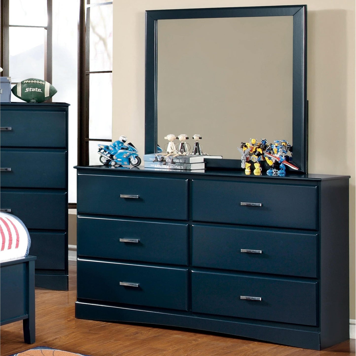  Furniture of America Prismo 6-Drawer Kids Dresser CM7941BL-D IMAGE 4