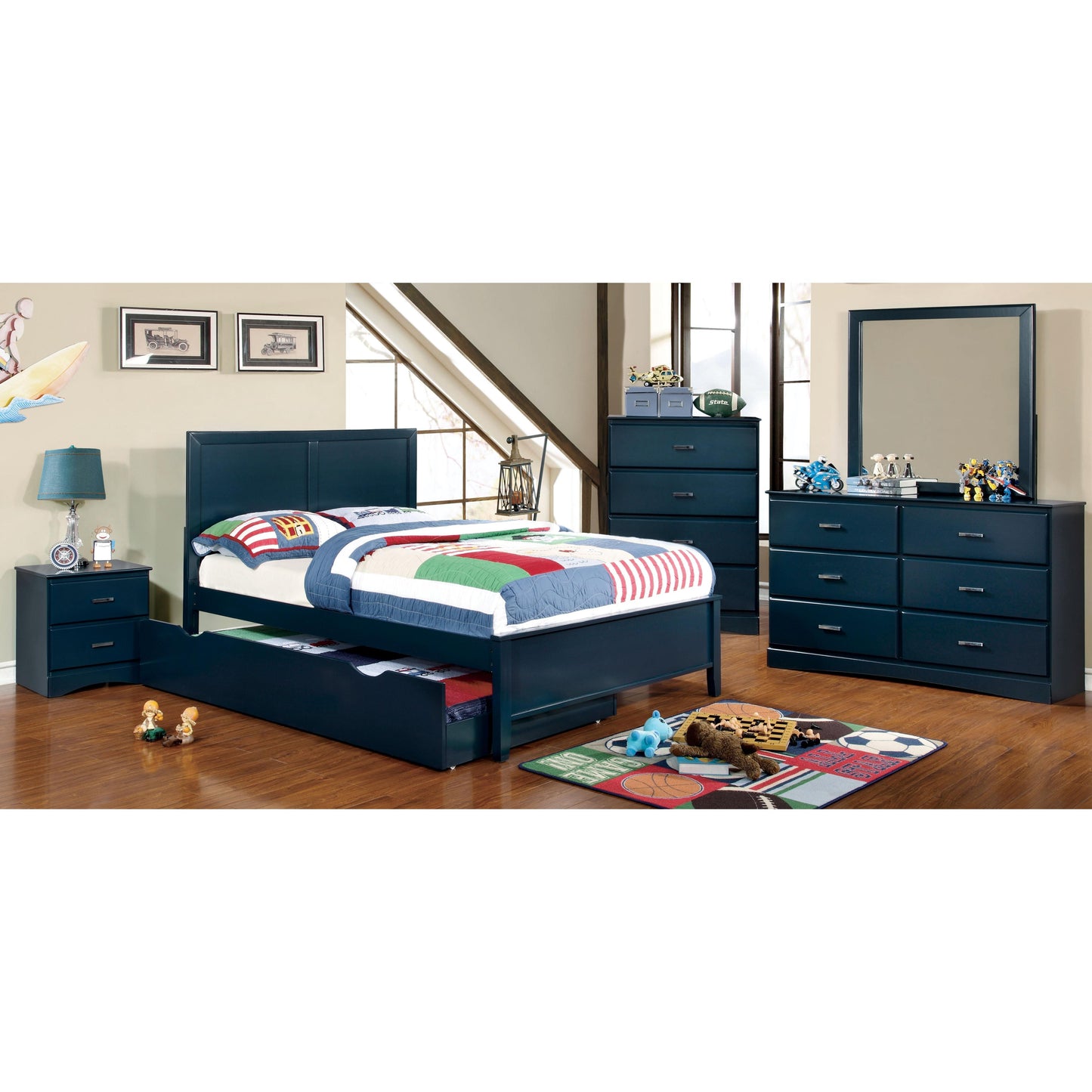  Furniture of America Kids Dresser Mirrors Mirror CM7941BL-M IMAGE 3