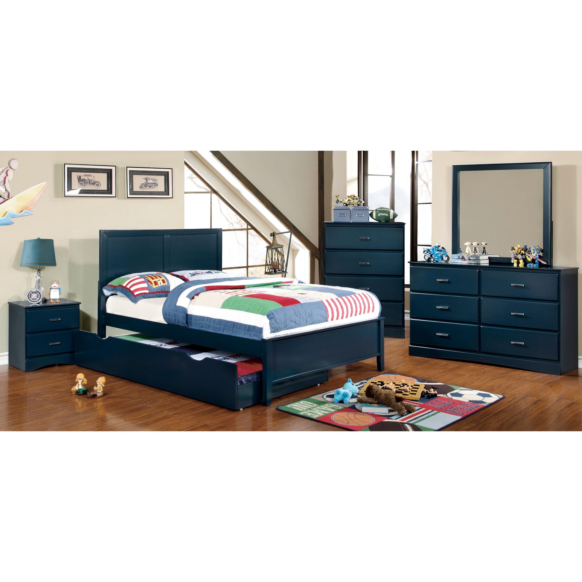  Furniture of America Kids Dresser Mirrors Mirror CM7941BL-M IMAGE 3