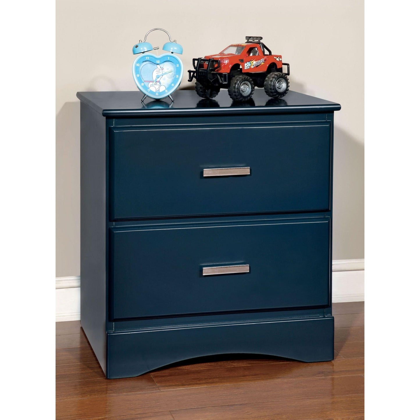  Furniture of America Prismo 2-Drawer Kids Nightstand CM7941BL-N IMAGE 2