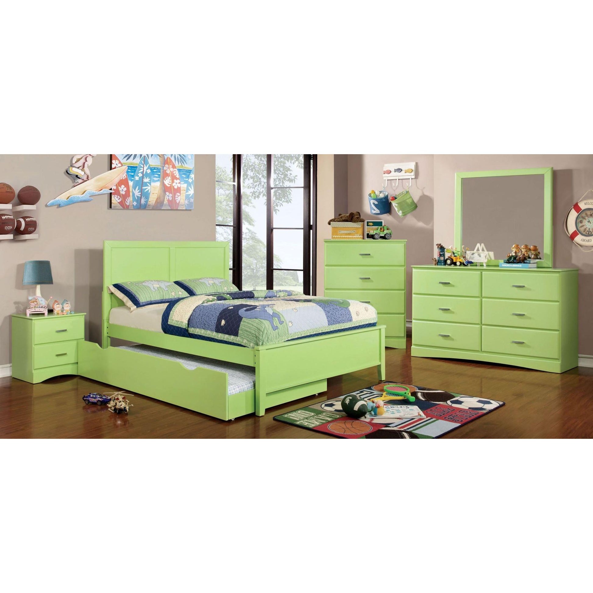  Furniture of America Kids Beds Trundle Bed CM7941GR-TR IMAGE 3