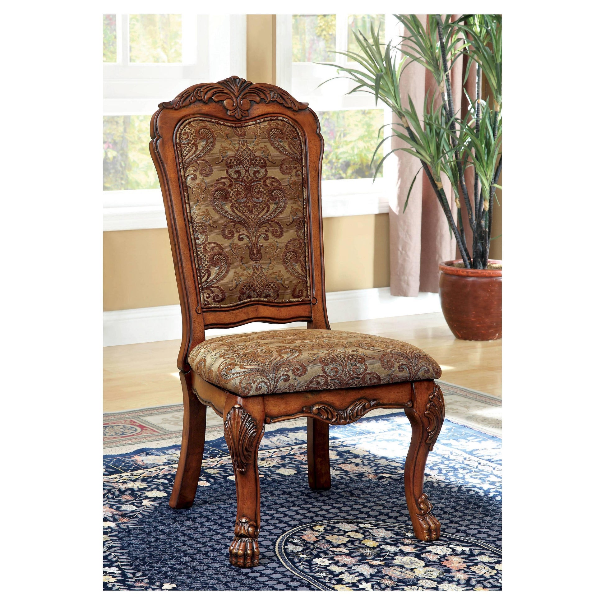  Furniture of America Medieve Dining Chair CM3557SC-2PK IMAGE 2