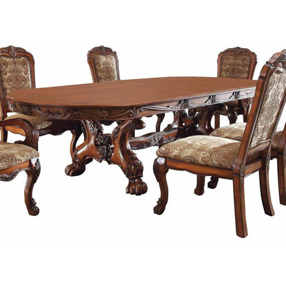  Furniture of America Medieve Dining Table with Trestle Base CM3557T-TABLE IMAGE 1