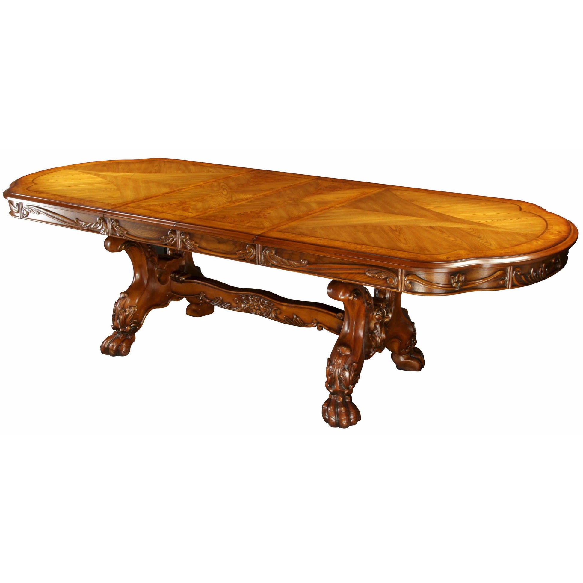 Furniture of America Medieve Dining Table with Trestle Base CM3557T-TABLE IMAGE 4