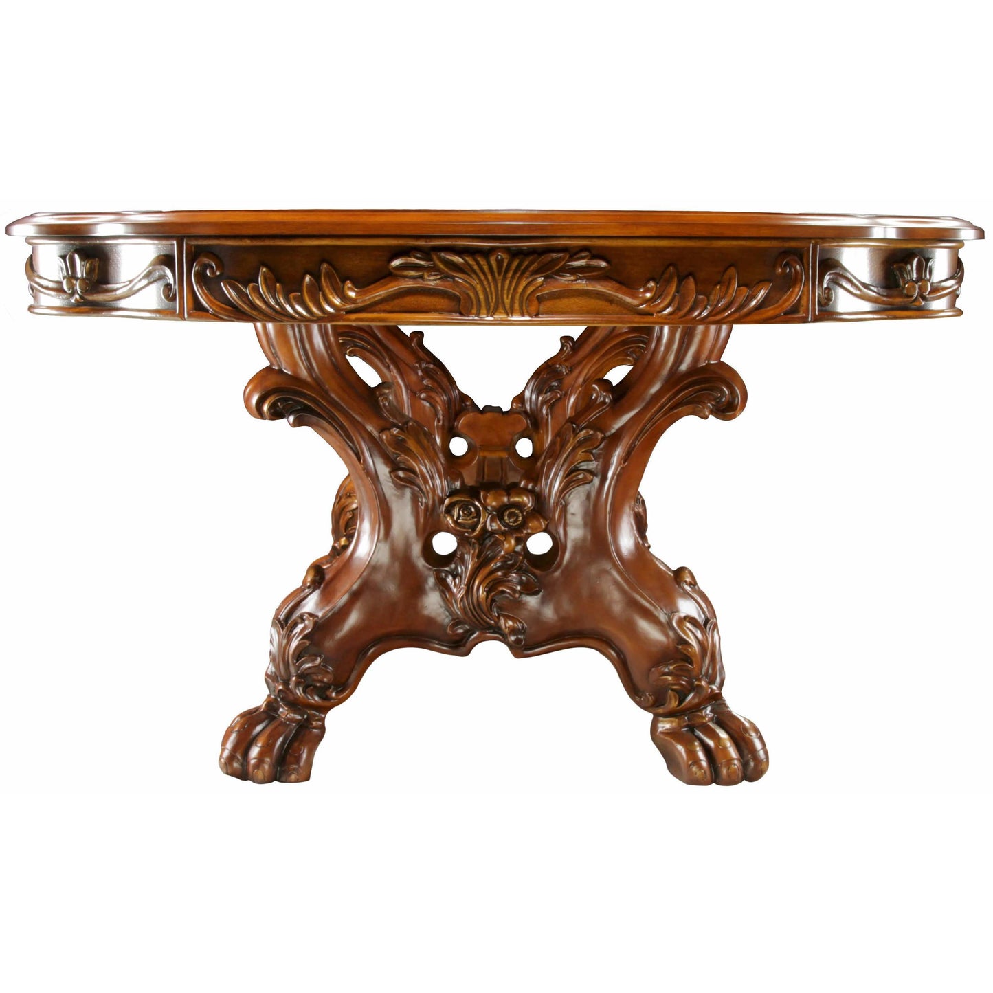 Furniture of America Medieve Dining Table with Trestle Base CM3557T-TABLE IMAGE 6