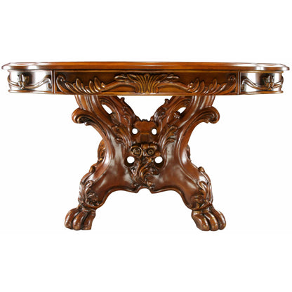  Furniture of America Medieve Dining Table with Trestle Base CM3557T-TABLE IMAGE 6