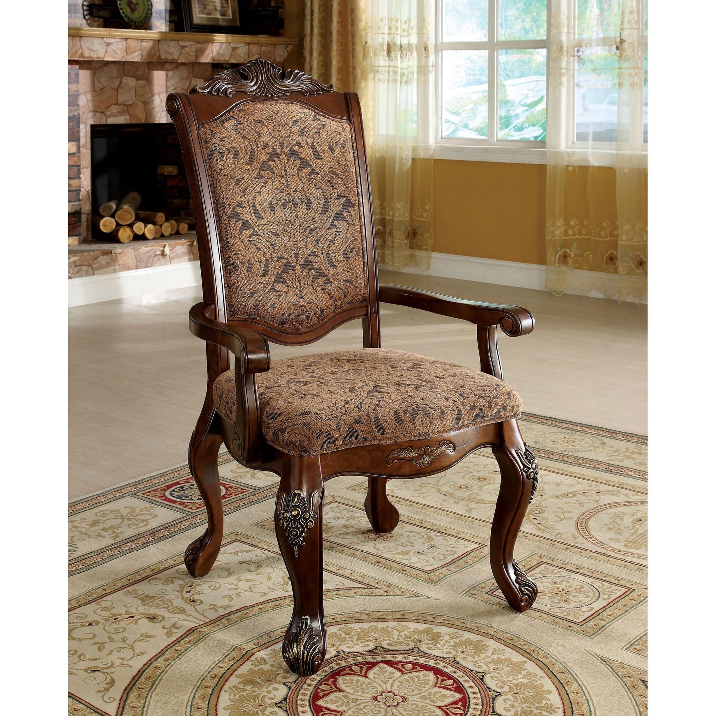  Furniture of America Cromwell Arm Chair CM3103AC-2PK IMAGE 2