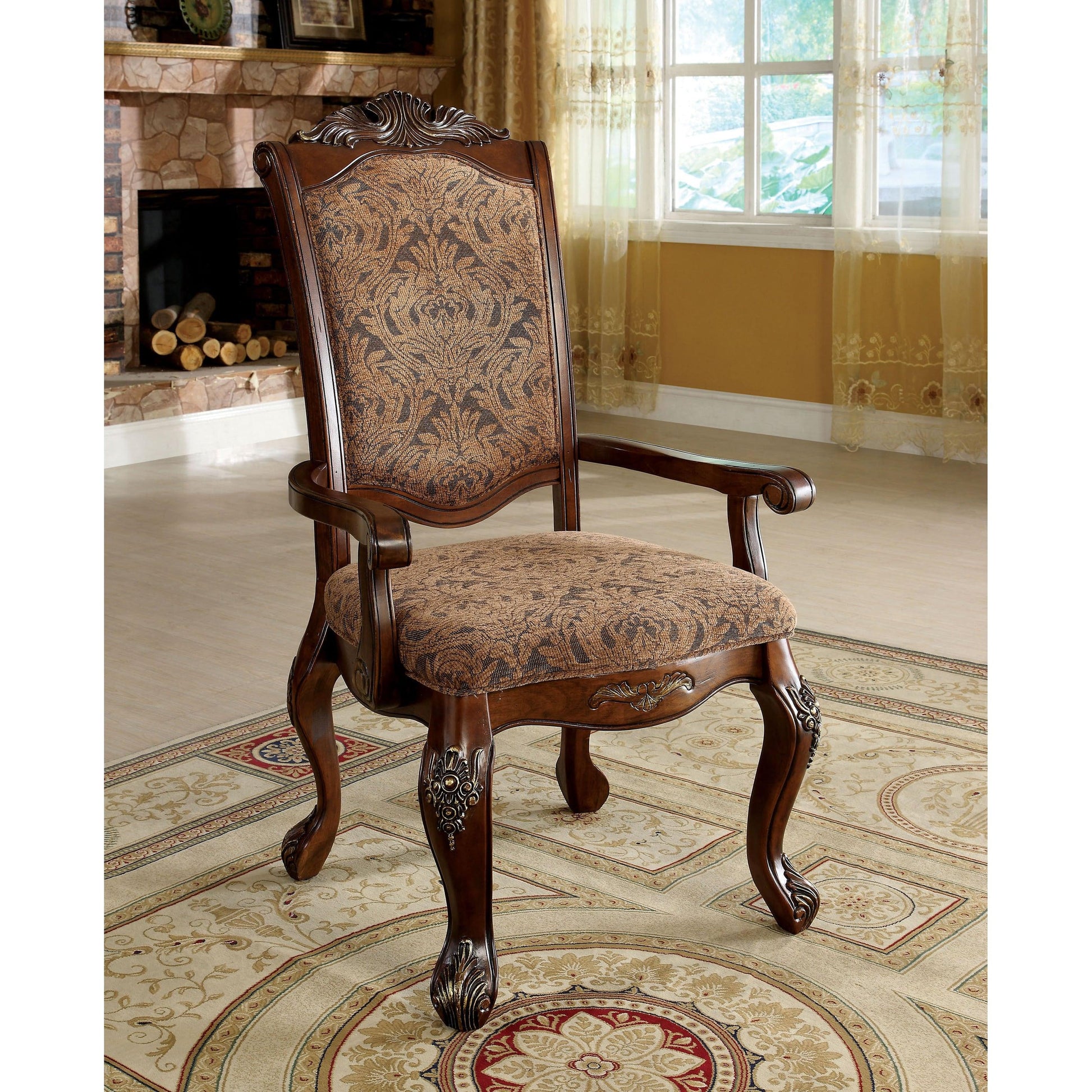  Furniture of America Cromwell Arm Chair CM3103AC-2PK IMAGE 2