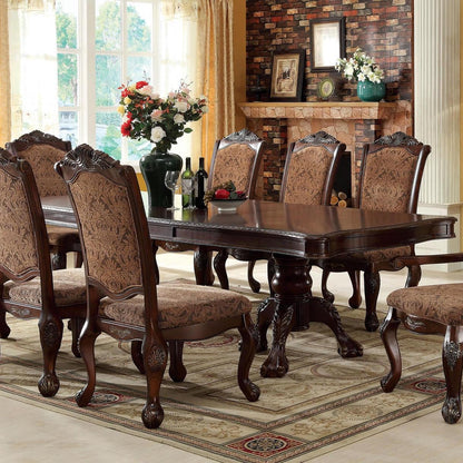  Furniture of America Cromwell Dining Table with Pedestal Base CM3103T-TABLE IMAGE 1