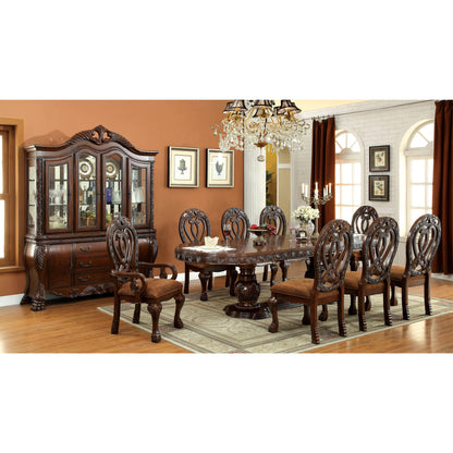  Furniture of America Wyndmere 2 pc China Cabinet CM3186CH-HB IMAGE 6