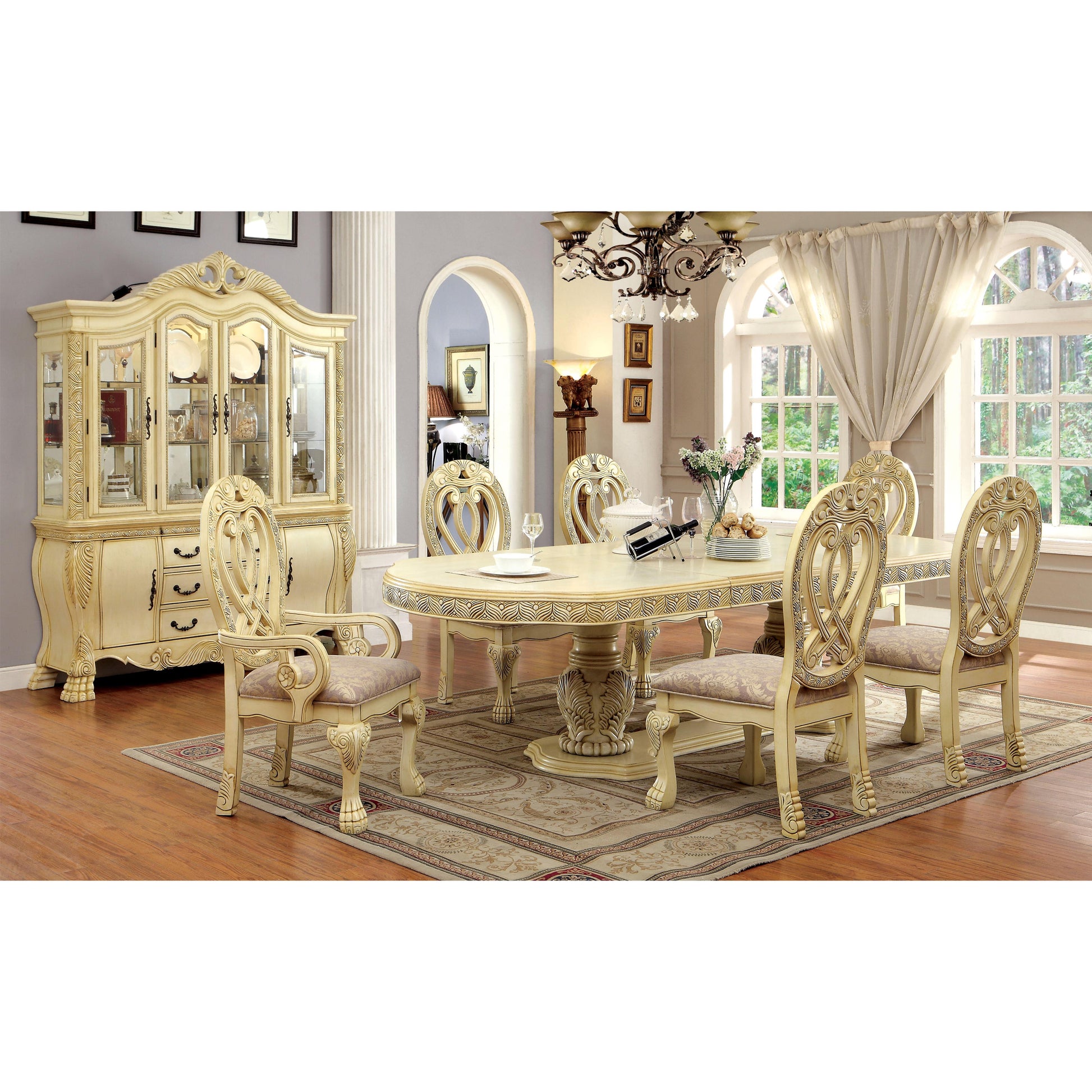 Furniture of America Wyndmere CM3186WH-SC-2PK Side Chair IMAGE 4