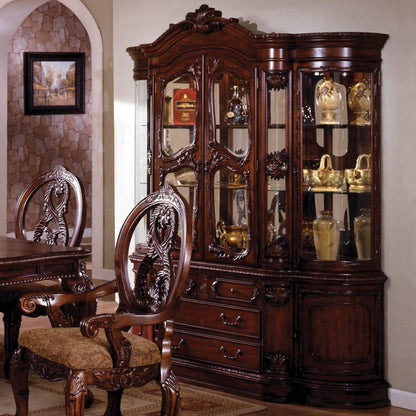  Furniture of America Tuscany II 2 pc China Cabinet CM3845CH-HB IMAGE 1