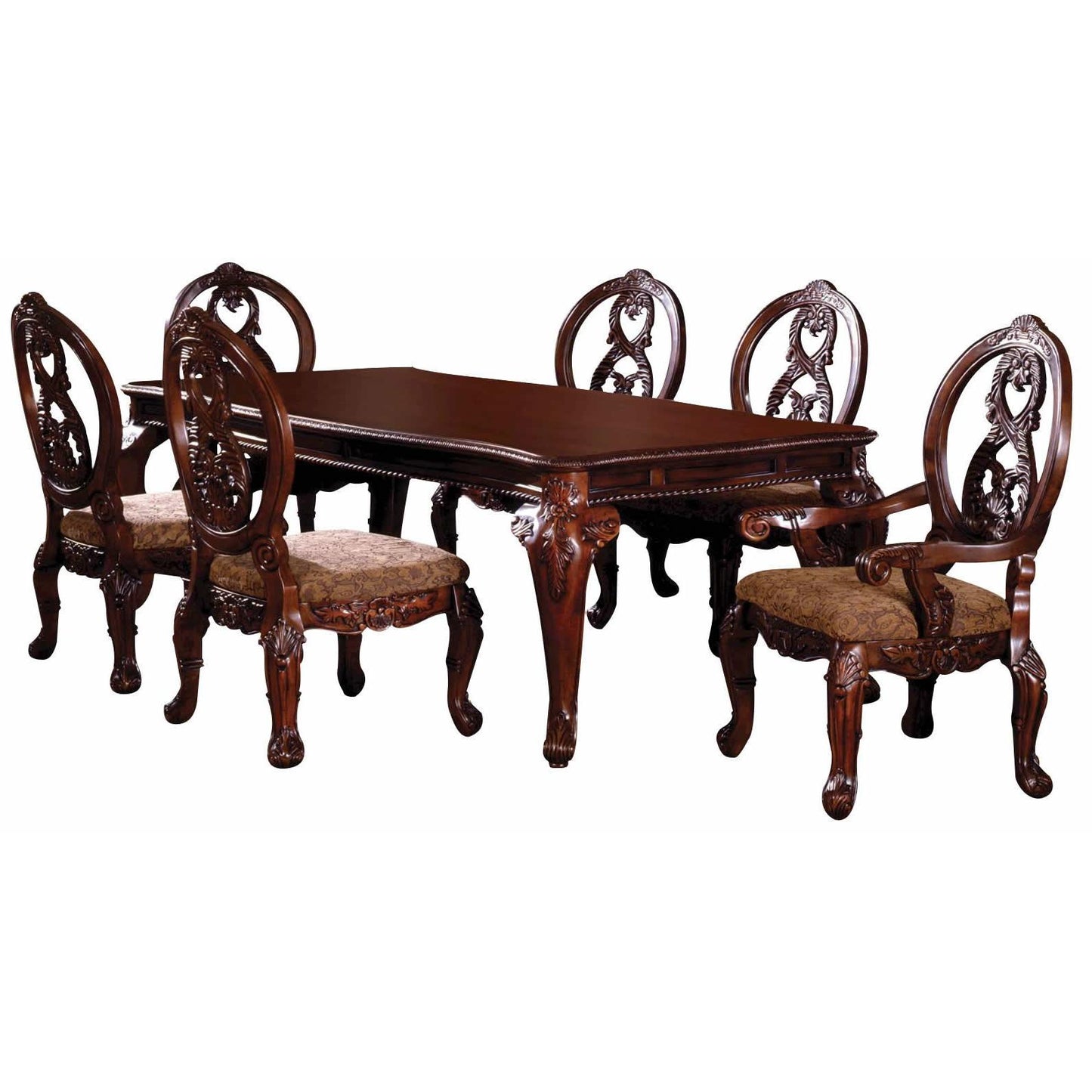  Furniture of America Tuscany II Dining Table CM3845CH-T-TABLE IMAGE 3