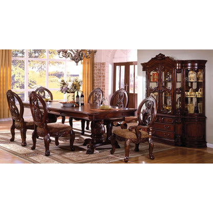 Furniture of America Tuscany I Dining Table with Pedestal Base CM3845P-CH-T-TABLE IMAGE 2