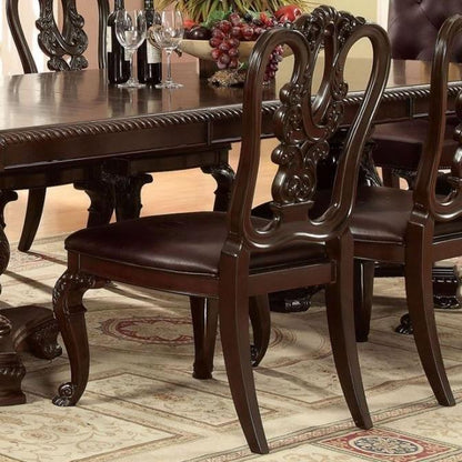 Furniture of America Bellagio CM3319W-SC-2PK Wooden Side Chair IMAGE 3