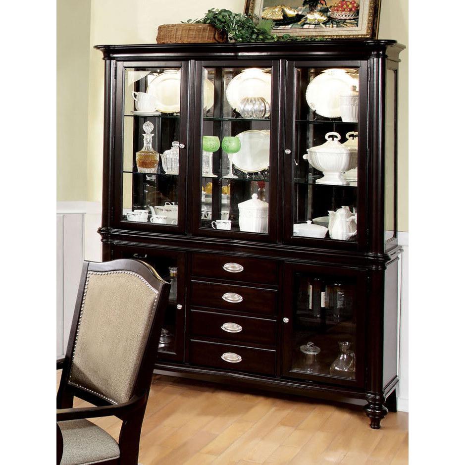 Furniture of America Harrington 2 pc China Cabinet CM3970HB IMAGE 2