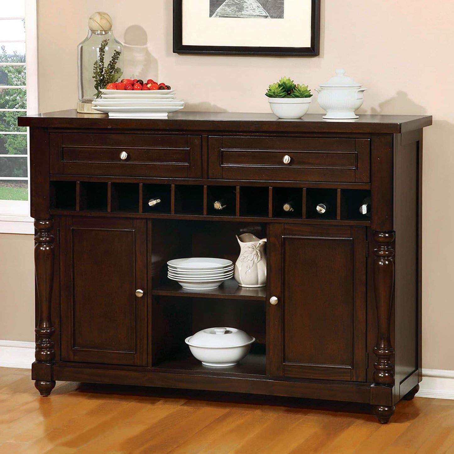  Furniture of America Hurdsfield Server CM3133SV IMAGE 1