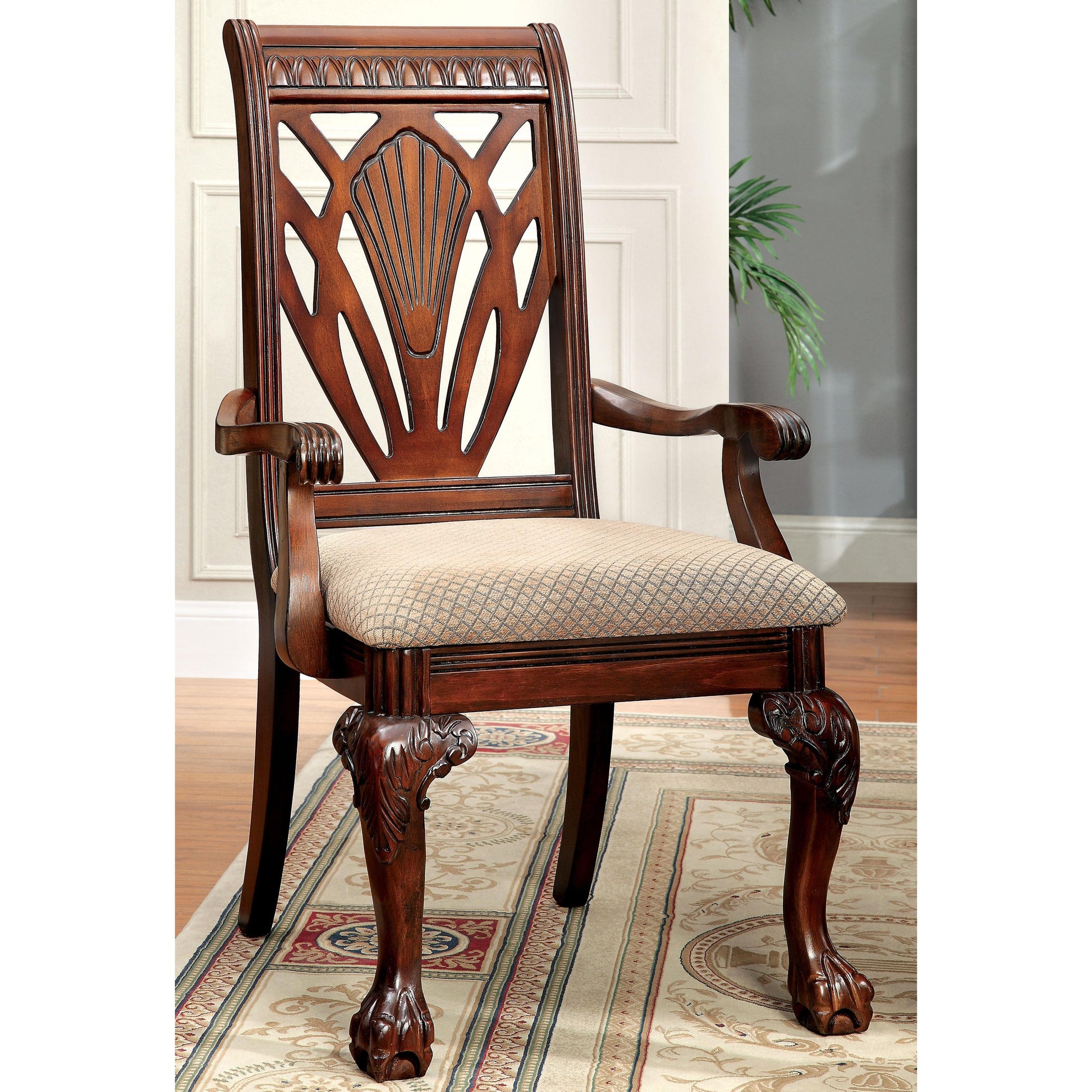  Furniture of America Petersburg I Arm Chair CM3185AC-2PK IMAGE 3