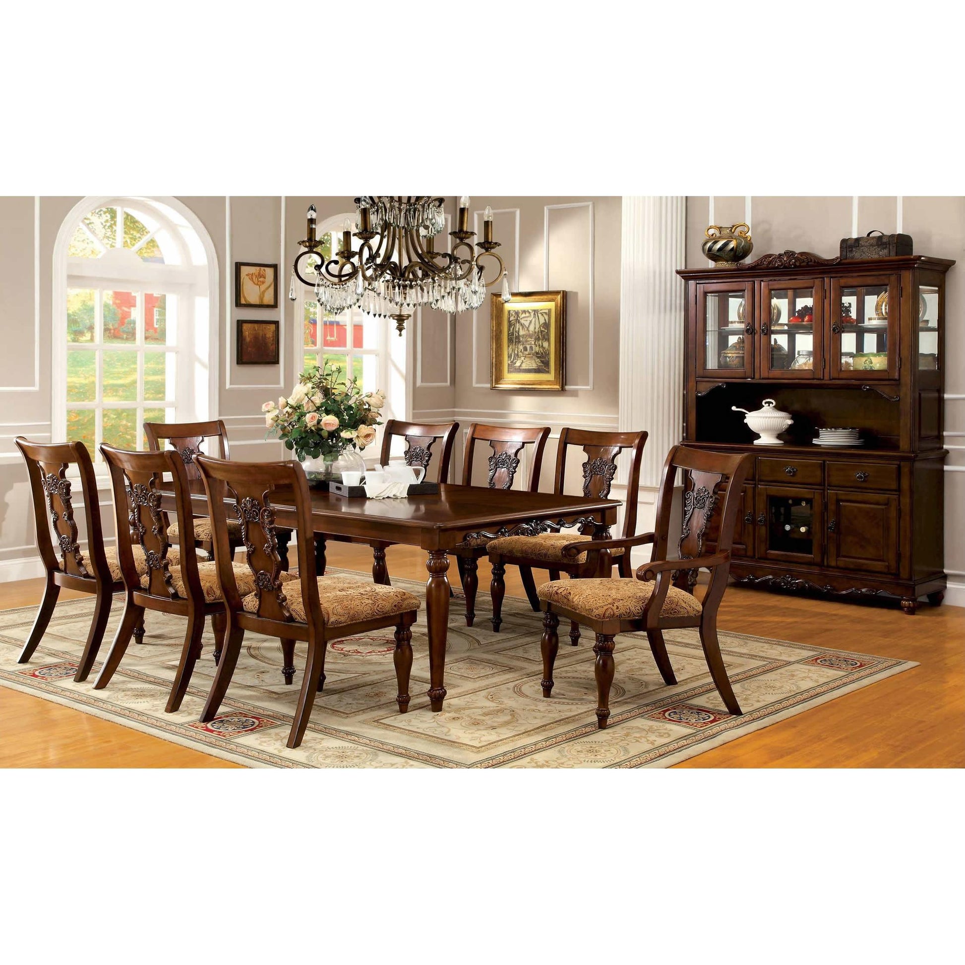  Furniture of America Seymour 2 pc China Cabinet CM3880HB IMAGE 2