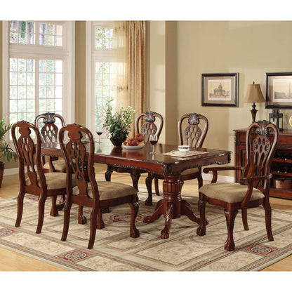 Furniture of America Georgetown Dining Table with Pedestal Base CM3222T-TABLE IMAGE 9