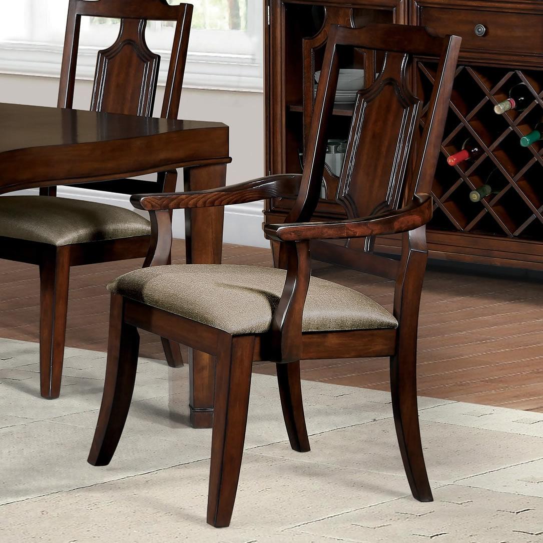  Furniture of America Stevensville Arm Chair CM3875AC-2PK IMAGE 1