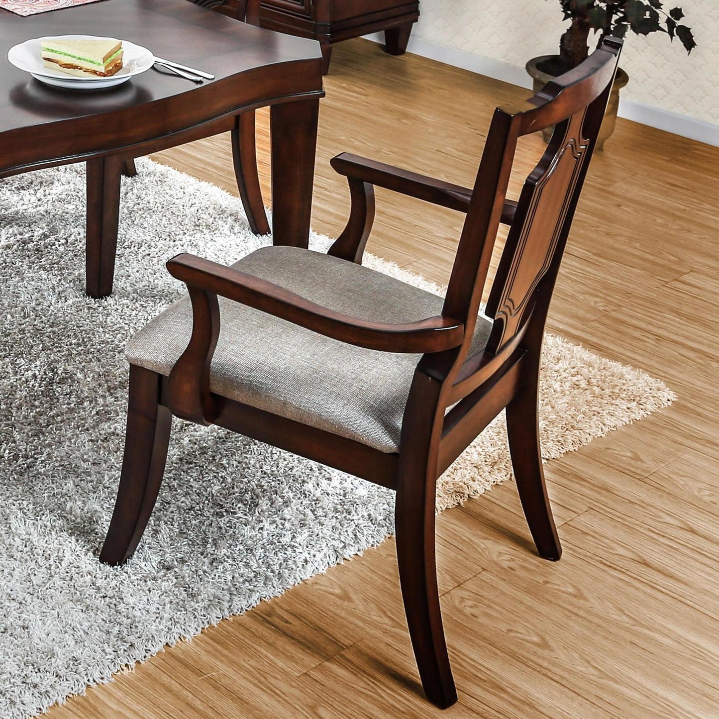  Furniture of America Stevensville Arm Chair CM3875AC-2PK IMAGE 2