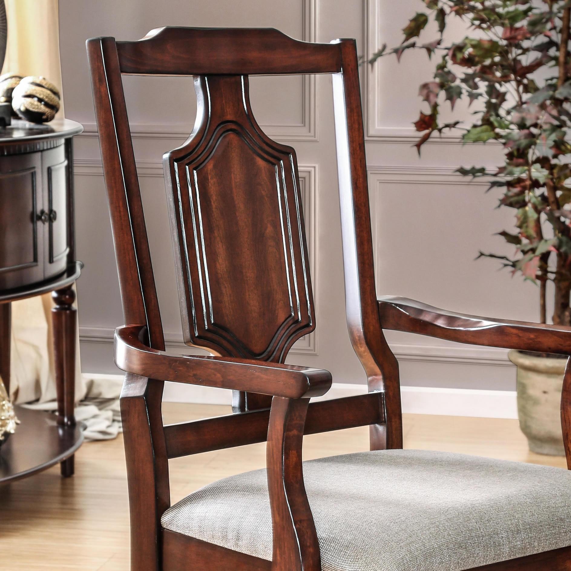  Furniture of America Stevensville Arm Chair CM3875AC-2PK IMAGE 4