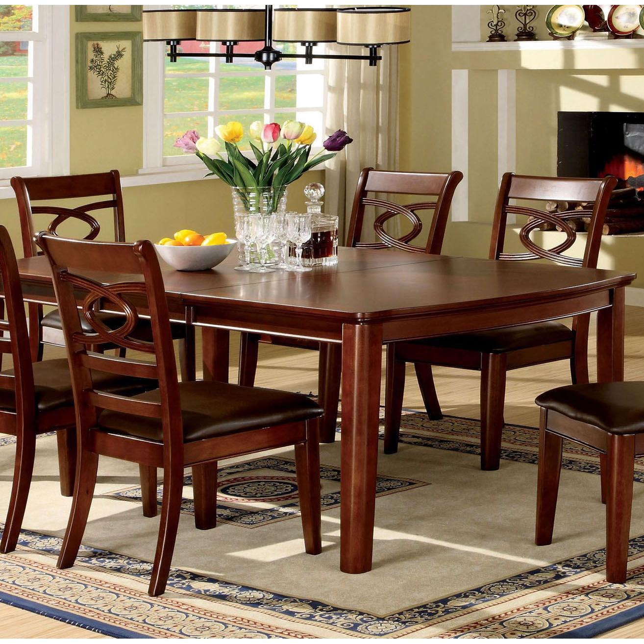  Furniture of America Carlton Dining Table CM3149T IMAGE 2