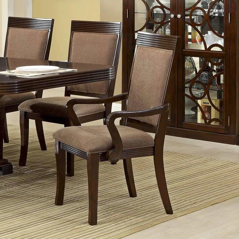 Furniture of America Woodmont CM3663AC-2PK Arm Chair IMAGE 2