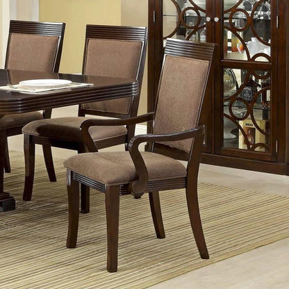 Furniture of America Woodmont CM3663AC-2PK Arm Chair IMAGE 2
