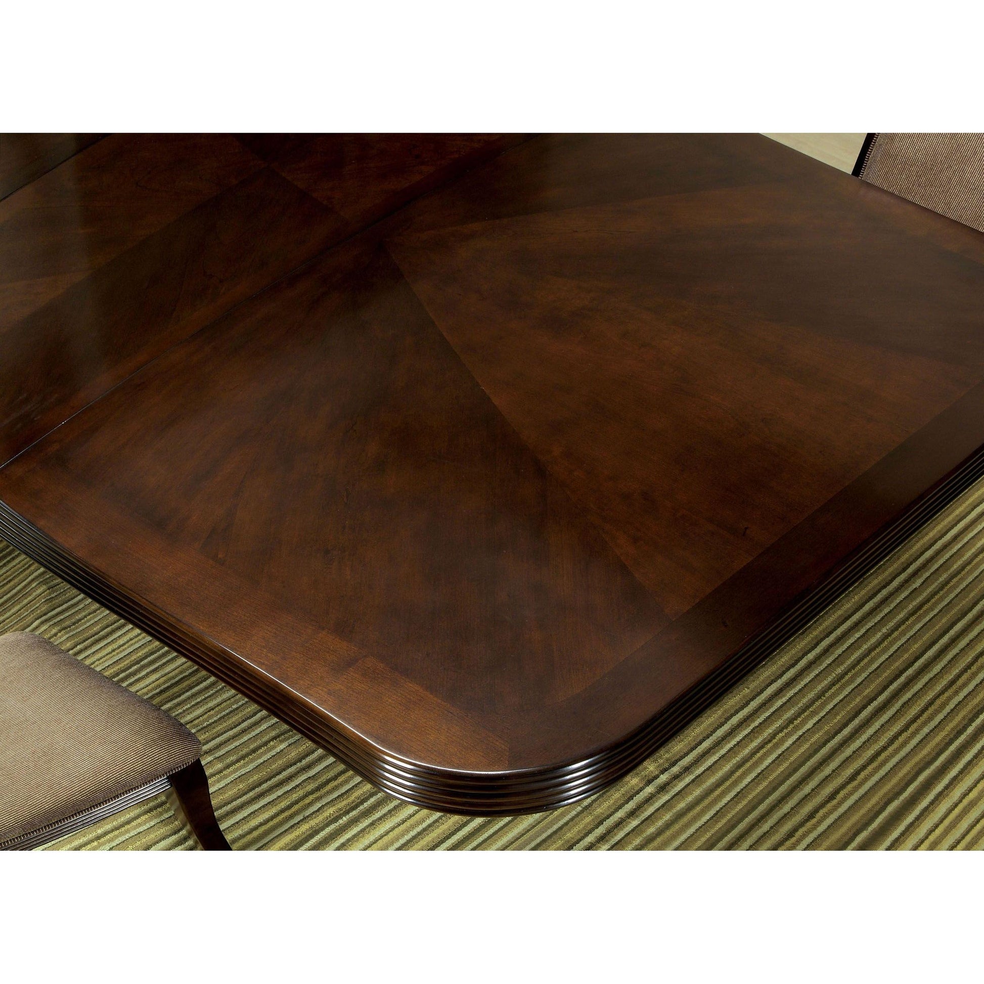  Furniture of America Woodmont Dining Table with Pedestal Base CM3663T-TABLE IMAGE 3