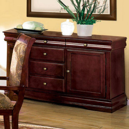  Furniture of America St. NIcholas I Server & Hutch CM3224SV(HB-B) IMAGE 1