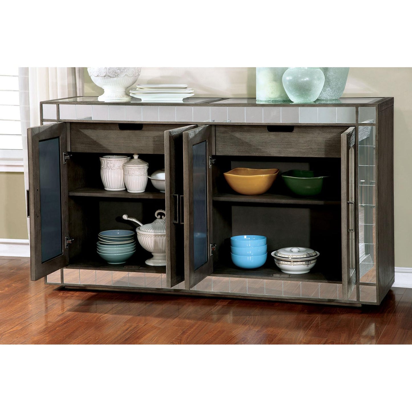  Furniture of America Sturgis Server CM3352SV IMAGE 4