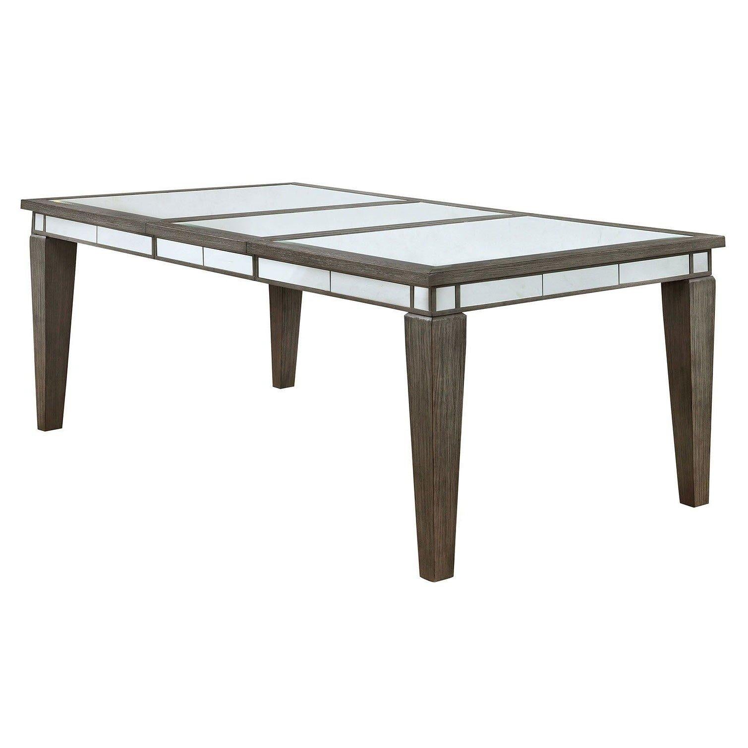  Furniture of America Sturgis Dining Table with Glass Top CM3352T IMAGE 1