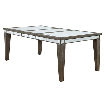  Furniture of America Sturgis Dining Table with Glass Top CM3352T IMAGE 1