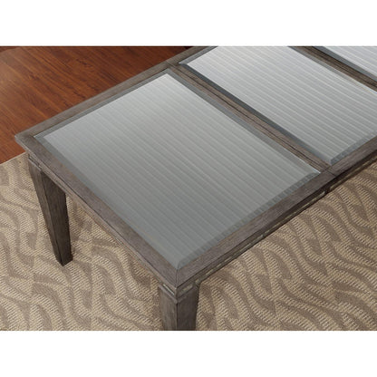  Furniture of America Sturgis Dining Table with Glass Top CM3352T IMAGE 2