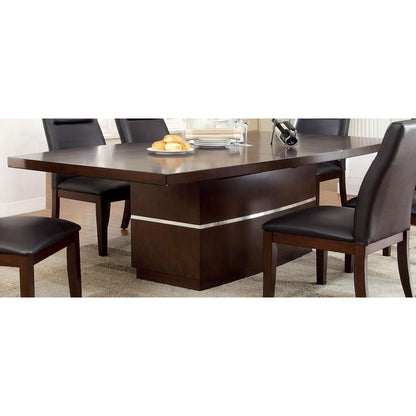  Furniture of America Lawrence Dining Table CM3130T-TABLE IMAGE 2