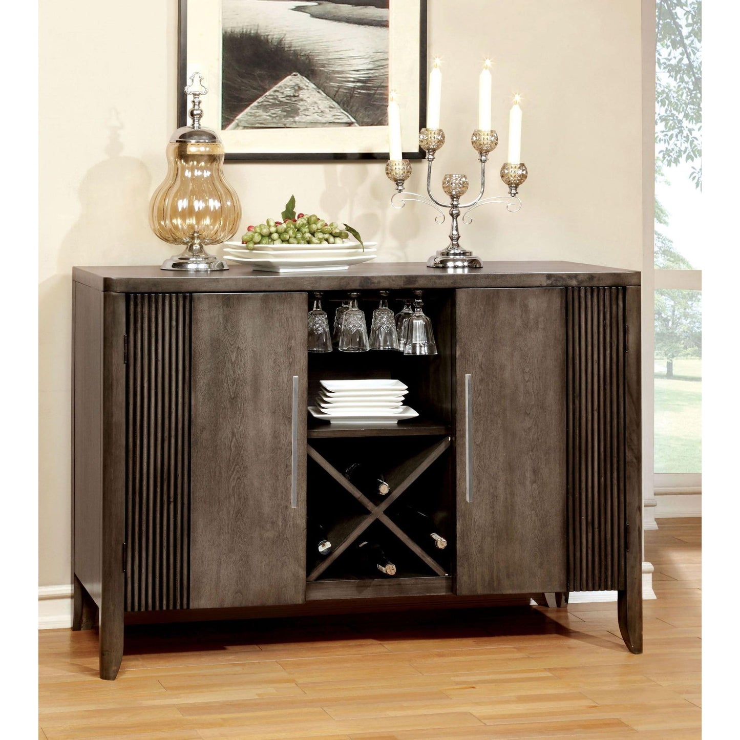  Furniture of America Forbes I Server CM3435SV IMAGE 2