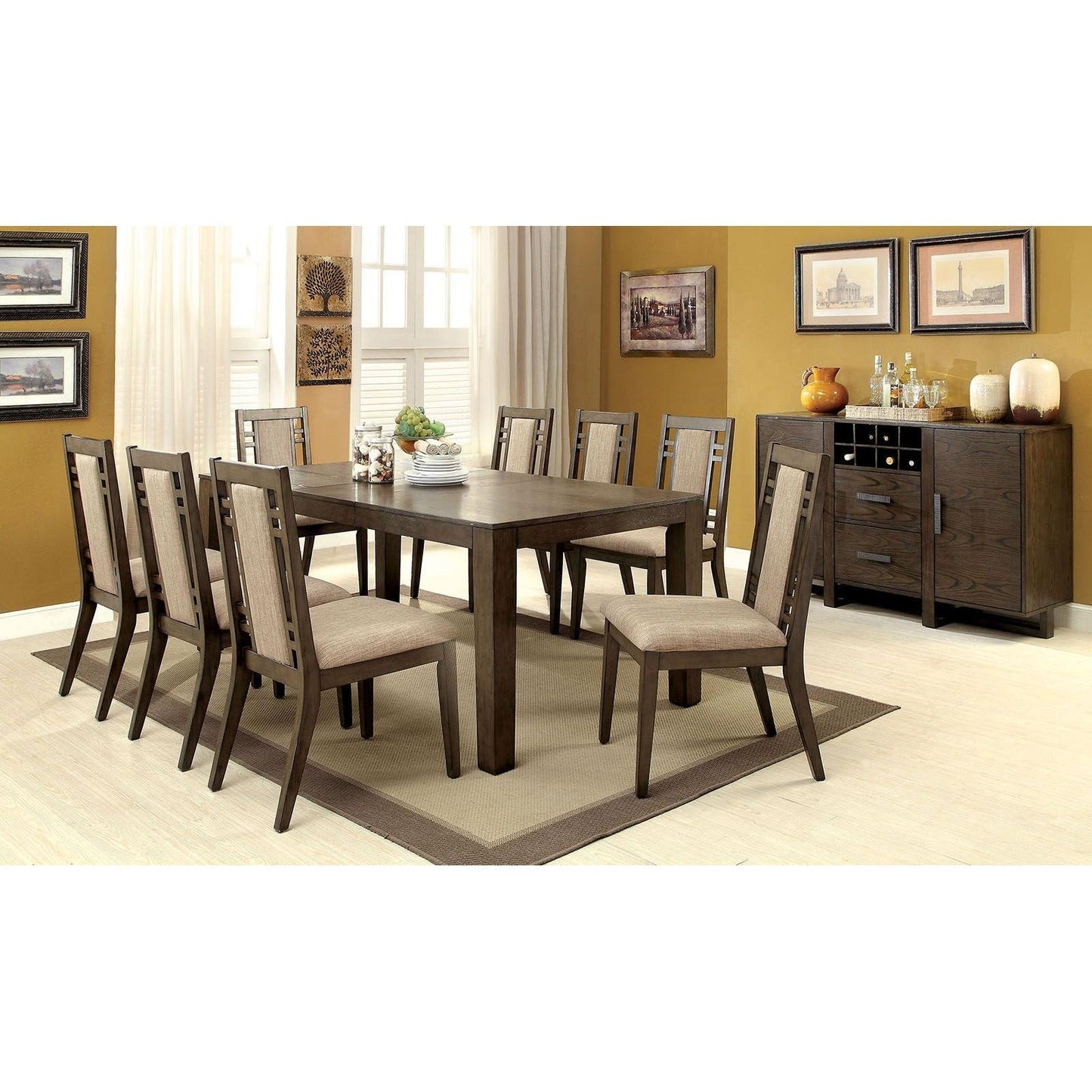  Furniture of America Eris I Dining Table CM3213T IMAGE 4