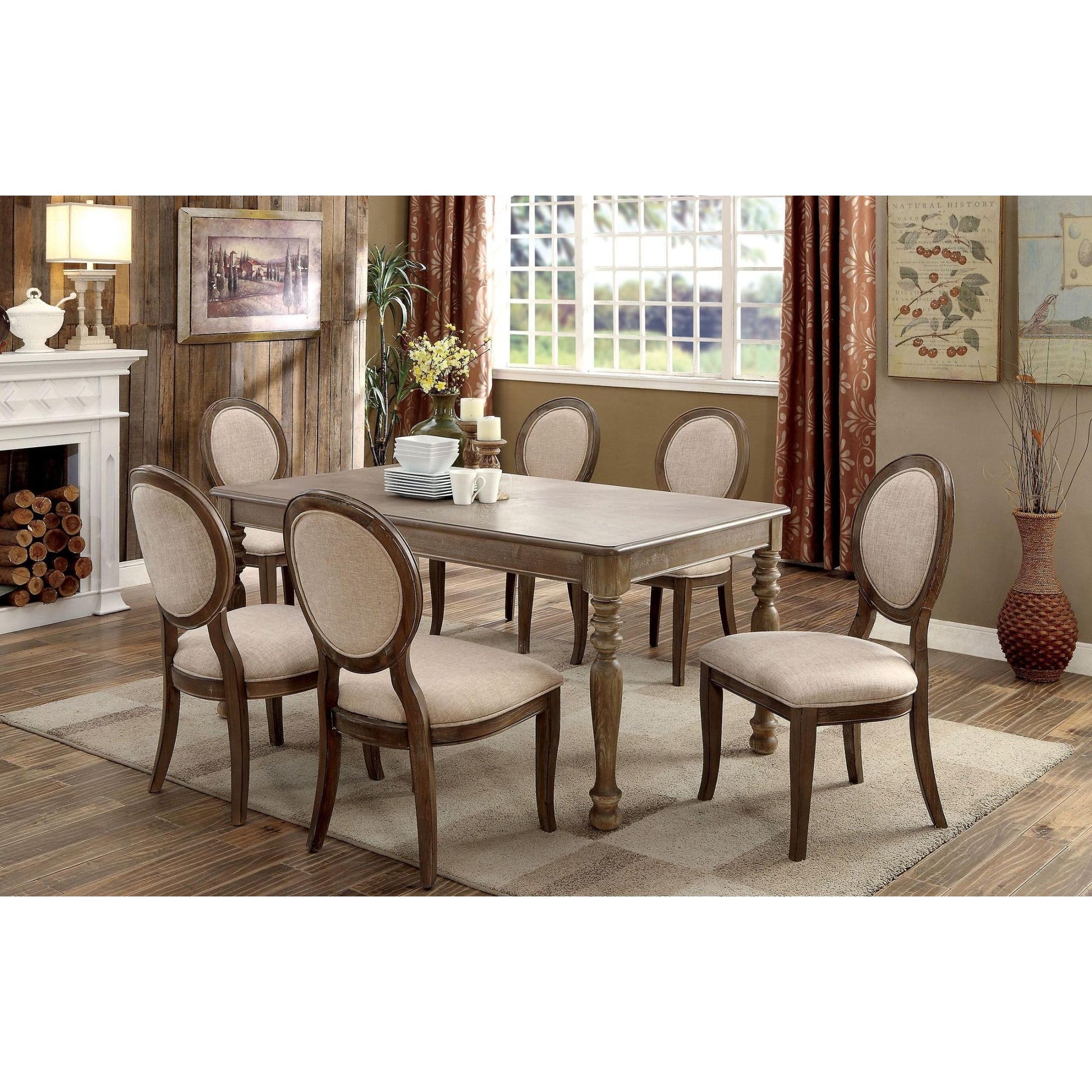  Furniture of America Kathryn Dining Table CM3872T IMAGE 3