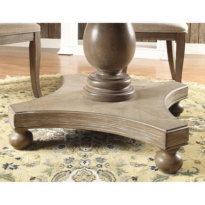  Furniture of America Round Kathryn Dining Table CM3872RT-TABLE IMAGE 2