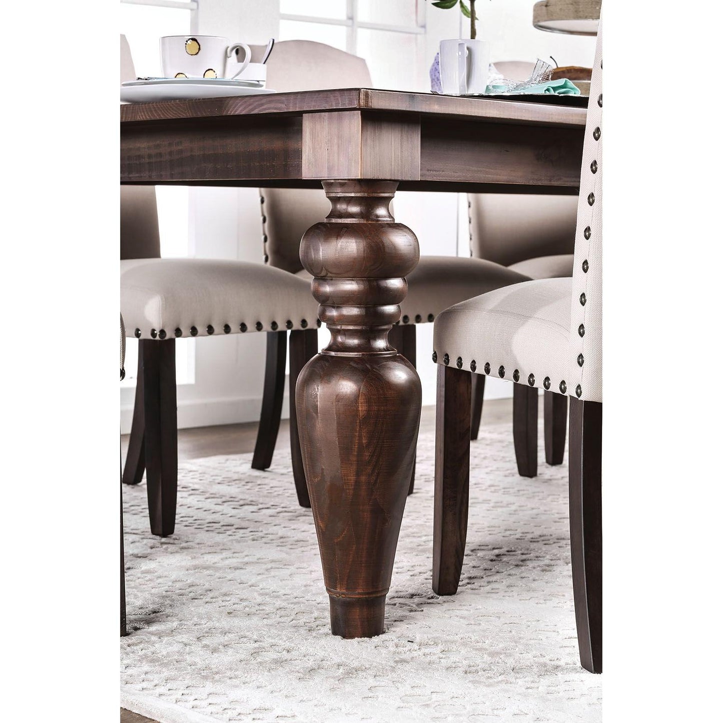  Furniture of America Anapolis Dining Table CM3440T-94-TABLE IMAGE 4