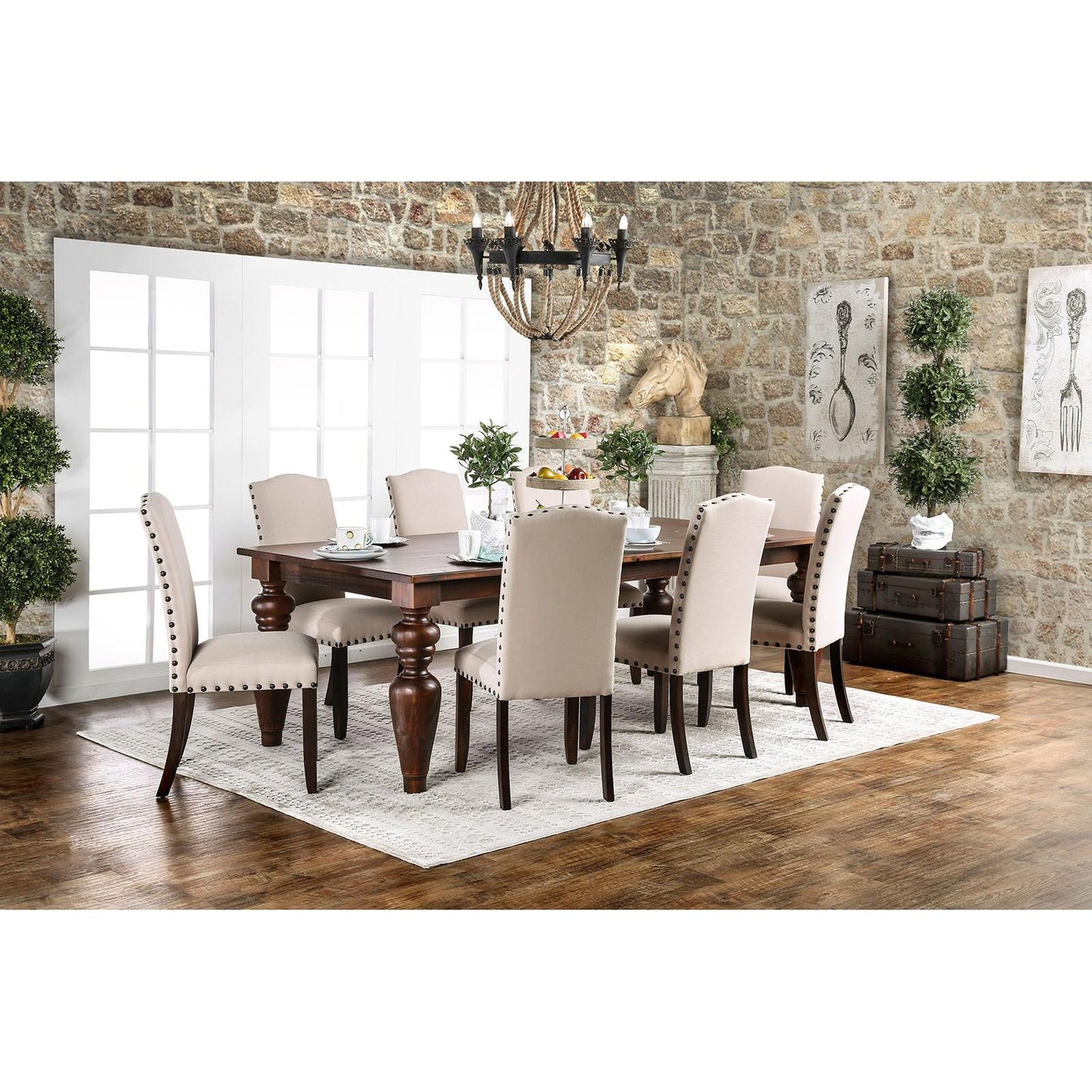  Furniture of America Anapolis Dining Table CM3440T-94-TABLE IMAGE 5