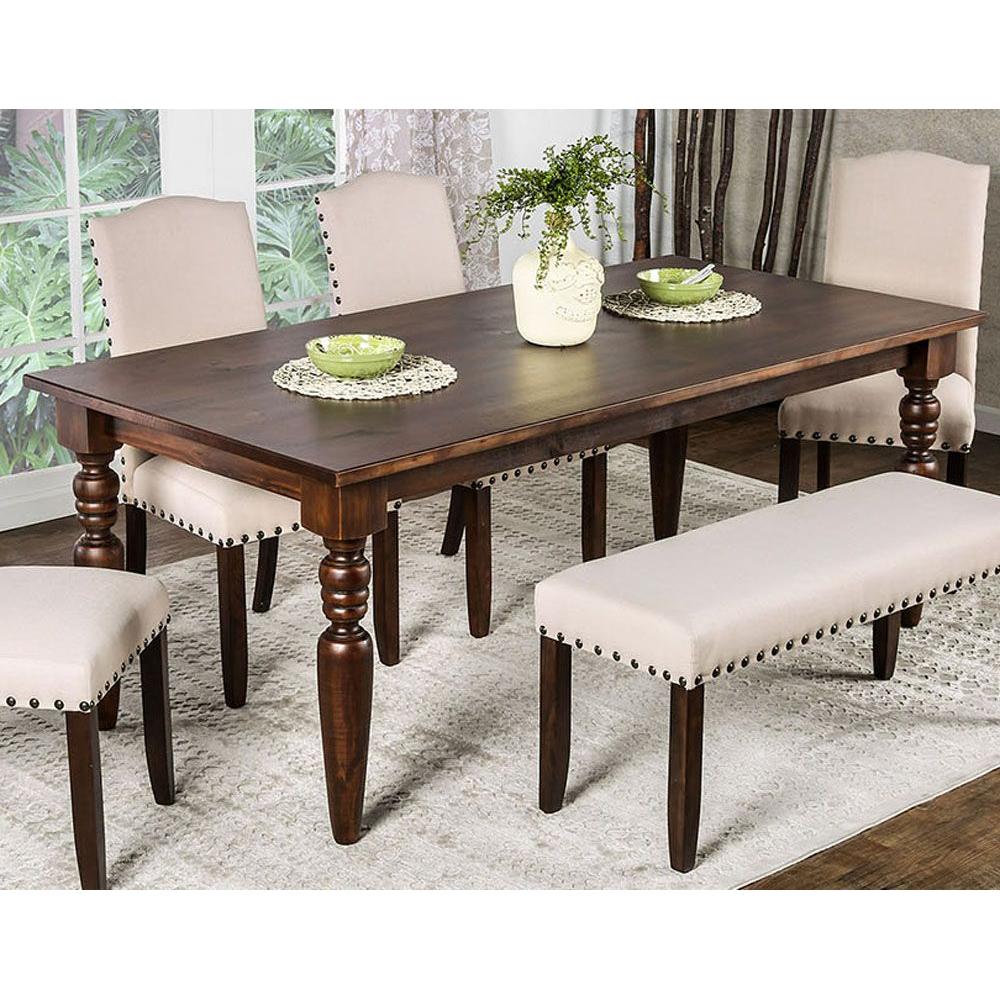  Furniture of America Anapolis Dining Table CM3440T-78-TABLE IMAGE 2