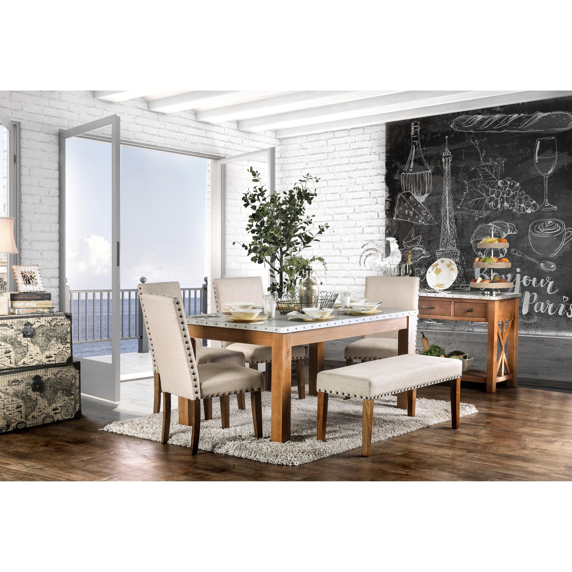  Furniture of America Walsh Bench CM3533BN IMAGE 5