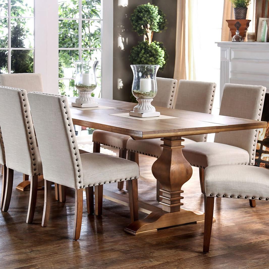  Furniture of America Macapa Dining Table CM3441T-TABLE IMAGE 1