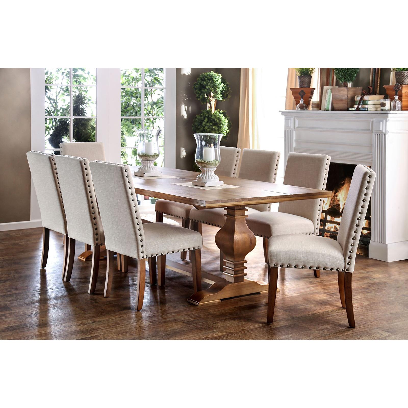  Furniture of America Macapa Dining Table CM3441T-TABLE IMAGE 5