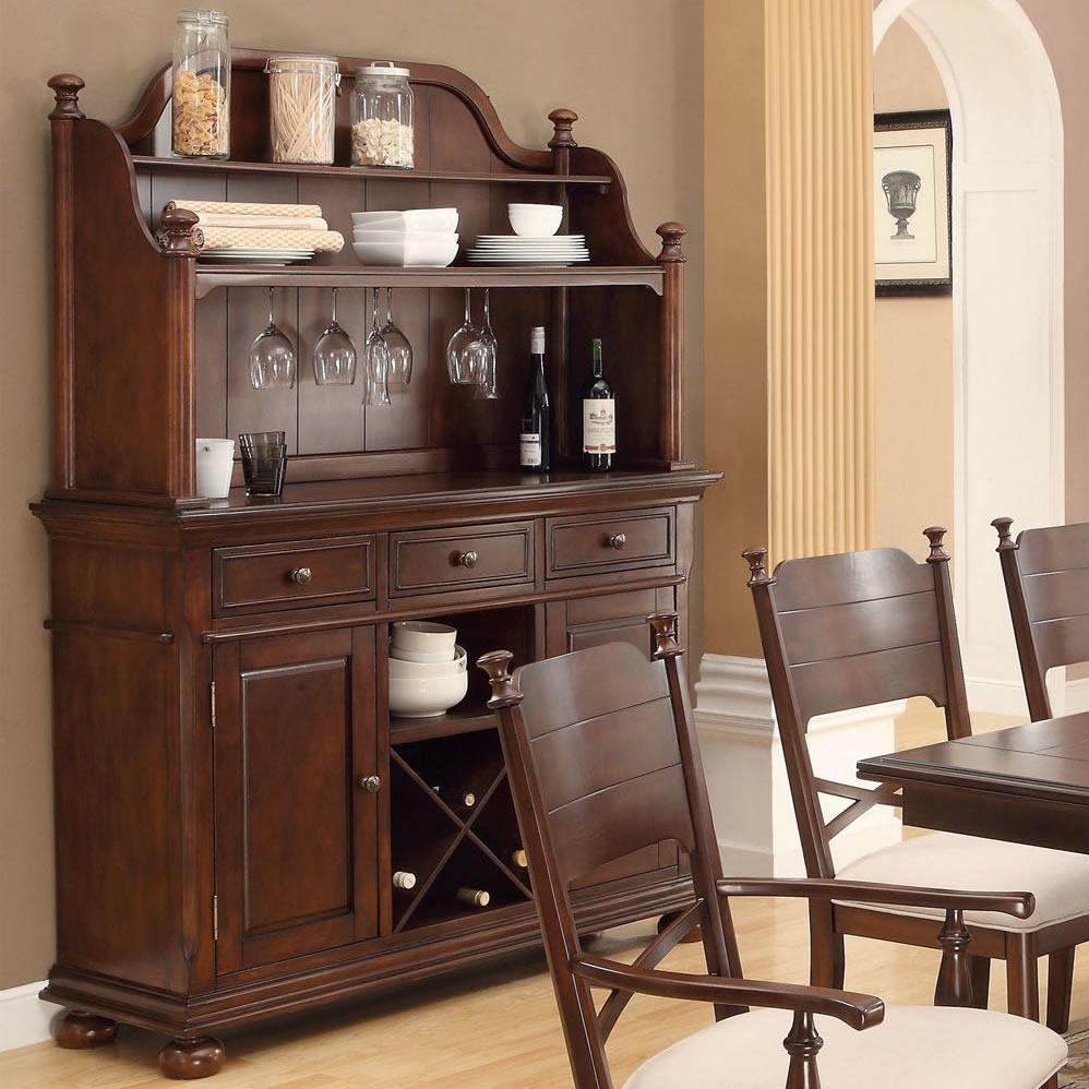  Furniture of America Descanso Server & Hutch CM3558HB-SET IMAGE 1