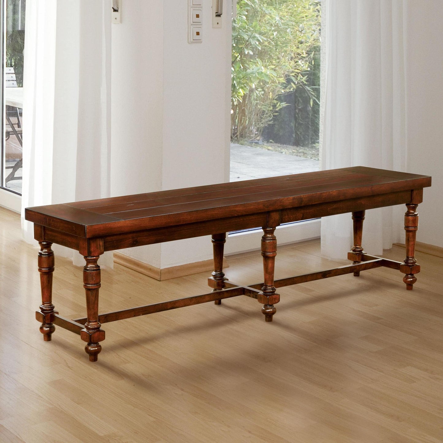  Furniture of America Griselda Bench CM3136BN IMAGE 2